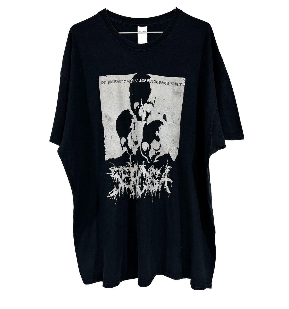 No Motivation No Understanding Serosa 2018 Heavy Metal Skulls Band Shirt 2XL